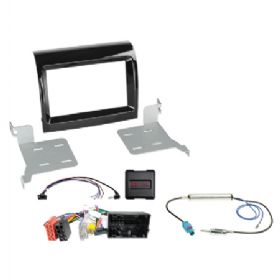 2-DIN kit Citroen/Fiat/Opel/Peugeot m/OEM HU ratbetj.
