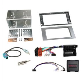 Komplet 2-DIN Kit Ford sølv /CAN Bus