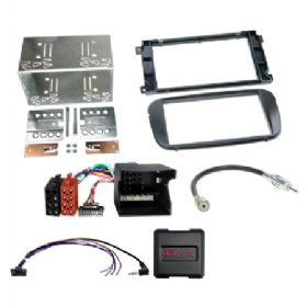 Komplet 2-DIN Kit Ford forsk. sort /analogue