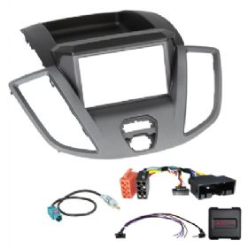 Komplet 2-DIN Kit m. rum Ford Transit V363 2014-2019