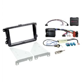Komplet 2-DIN Kit Seat/Skoda/VW (Set) piano sort