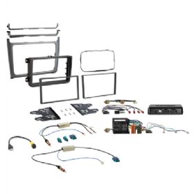 Komplet 2-DIN Kit VW Polo 2014-2017 sølv i-dapter