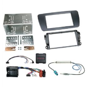 Komplet 2-DIN Kit Seat Ibiza 2008-2015  sort