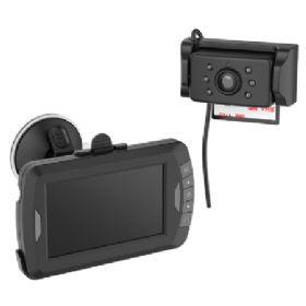 Bakkamerasæt m. 4,3" skærm trådløs 12/24V