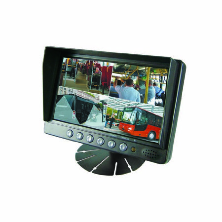 7" skærm 4 input+trigger på skærmen