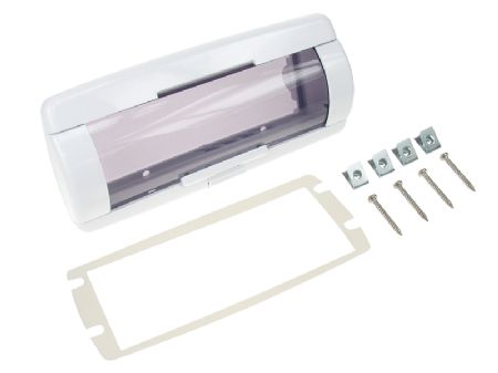 1-DIN radioramme til båd stænktæt hvid