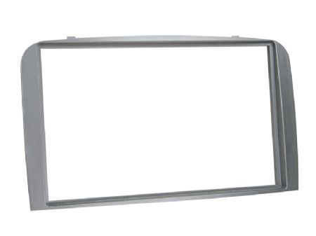 2-DIN radioramme Alfa Romeo 147 00-10/GT 03-10 sølv