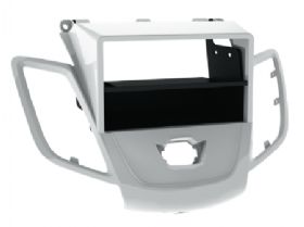 Radioramme 2-DIN Fiesta 09-> sølv med rum