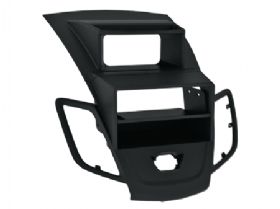 Radioramme 2-DIN Fiesta 09-> sort med rum