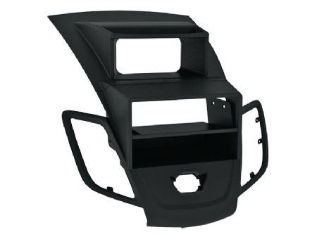 Radioramme 2-DIN Fiesta 09-> sort med rum