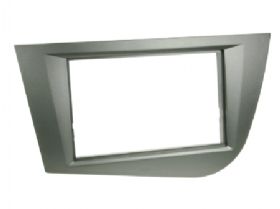 Radioramme 2-DIN Leon 05-> grå