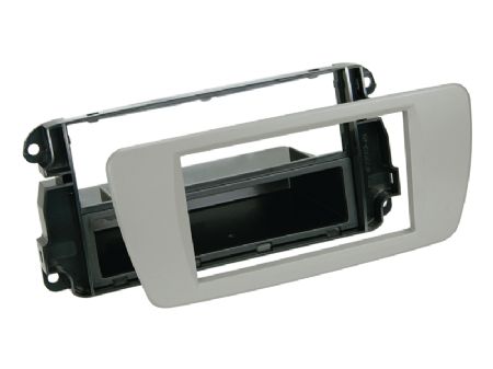 Radioramme 2-DIN Ibiza 6j 08-> grå