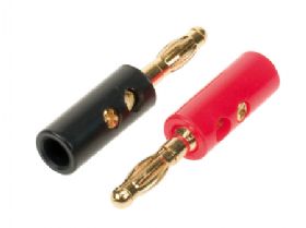 Bananstik  2 stk. Kabel max. 10 mm2