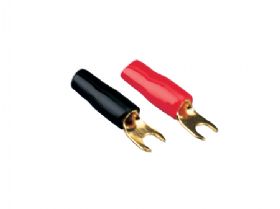 Rød spadeterminal 20mm2 50stk.
