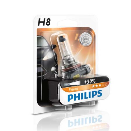 Philips Vision Premium H8 35W 12V Blister - 1 stk.