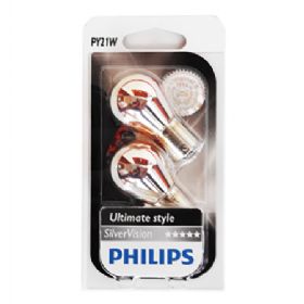 Philips blinkpære, sølvdesign - 2-pak