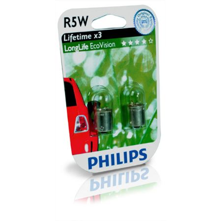Philips Longlife EcoVision R5W 12V - Sæt