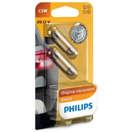 Philips Vision C5W Pinol 38mm 12V - Sæt