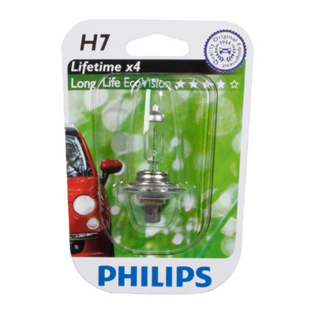 Philips Longlife EcoVison H7 55W 12V Blister - 1 stk.