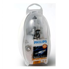 Philips Premium H1/H7 12V reservepære kit
