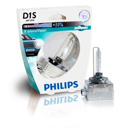 Philips X-tremeVision Xenon D1S 35W 85V + 50% - 1 stk.