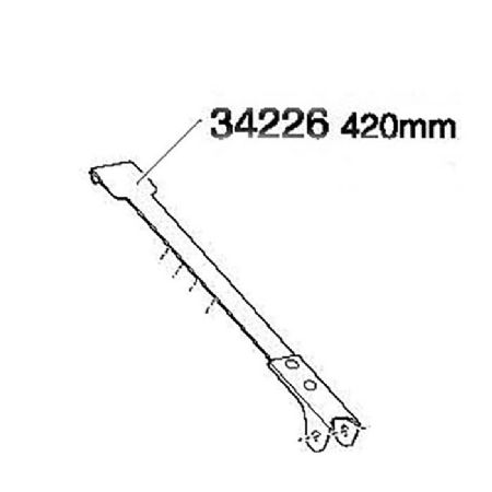 Thule øvre krog 420 mm