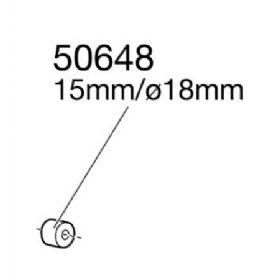 Thule plastskive 15mm ø18 sort