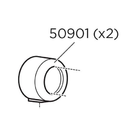 Thule plastkappe (2 stk)