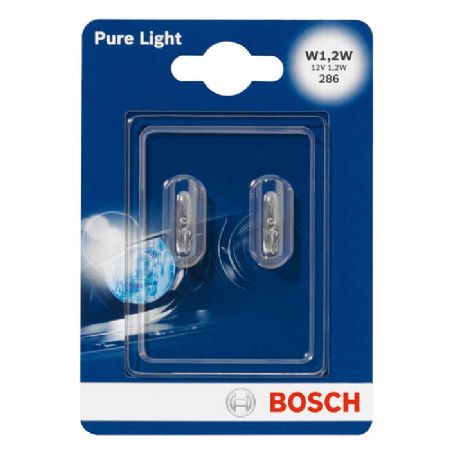Bosch Pure Light pære W1,2W 12V Instrumentlys - 2 stk.