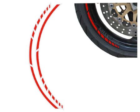 Fælgbånd til MC NEON red