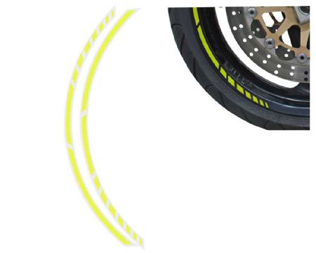 Fælgbånd til MC NEON yellow