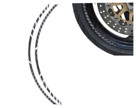 Fælgbånd til MC carbon structured