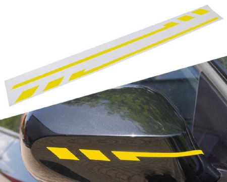 Stribe til spejle yellow