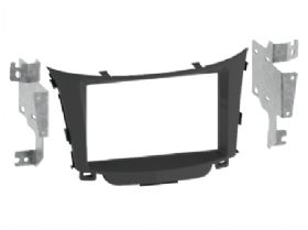 2-DIN kit Hyundai i30 3/2012-> sort