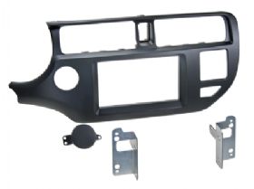 2-DIN radioramme Kia Rio 9/2011- sort