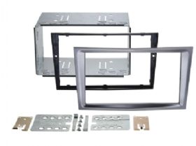 2-DIN radioramme Opel kul-metallic med midterknæk