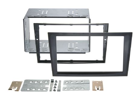 2-DIN kit div. Opel - farve: sort
