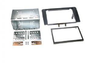 2-DIN kit Audi A3 03->/07-> sort rubbert