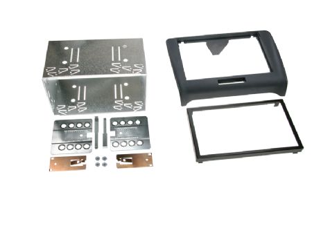 2-DIN kit Audi TT (8j) 06-> sort rubberto