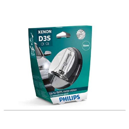 Philips X-tremeVision D3S 35W 42V + 150% Gen2. - 1 stk.