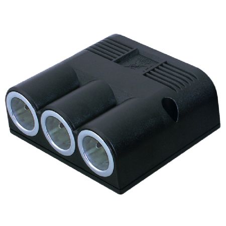 Strømudtag med 3 til skruemontering