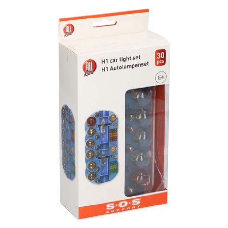 Allride SOS Support H1 pærekit 12V inkl. Sikringer