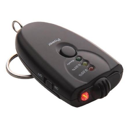 Alkoholtester med lommelygte