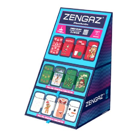ZENGAZ stormlighter - Cube Display Juleudgave