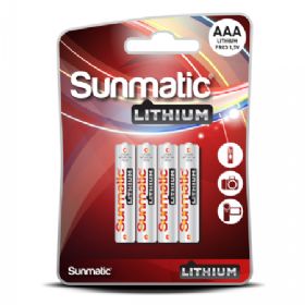 Sunmatic lithium bat. aaa 1,5 V