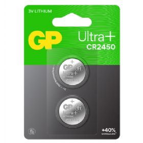 GP knapcelle, Lithium, CR2450, 2-pak