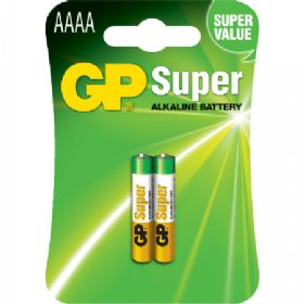 Gp 25a-u2 /lr61/aaaa batterier 2 stk.