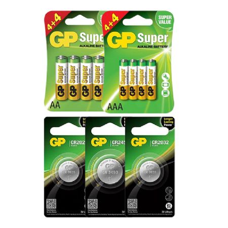 GP batteripakke 60 stk.