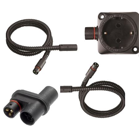 DEFA forgreningssæt med stikkontakt