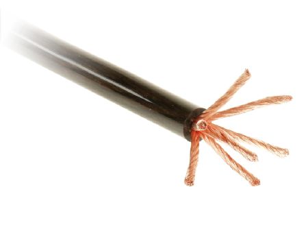 ACV 20mm2 sort "rubber touch" 50m